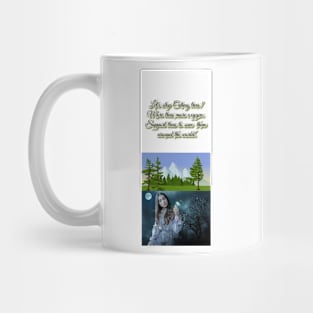 Stop Cuting trees printed Mug